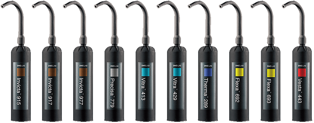 XFABの樹脂カートリッジのラインナップ